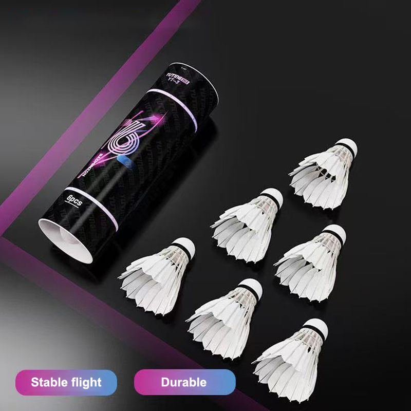 3/6 قطع من كرات الريشة الطائرة - مراجعة Feather Shuttlecock وسعره