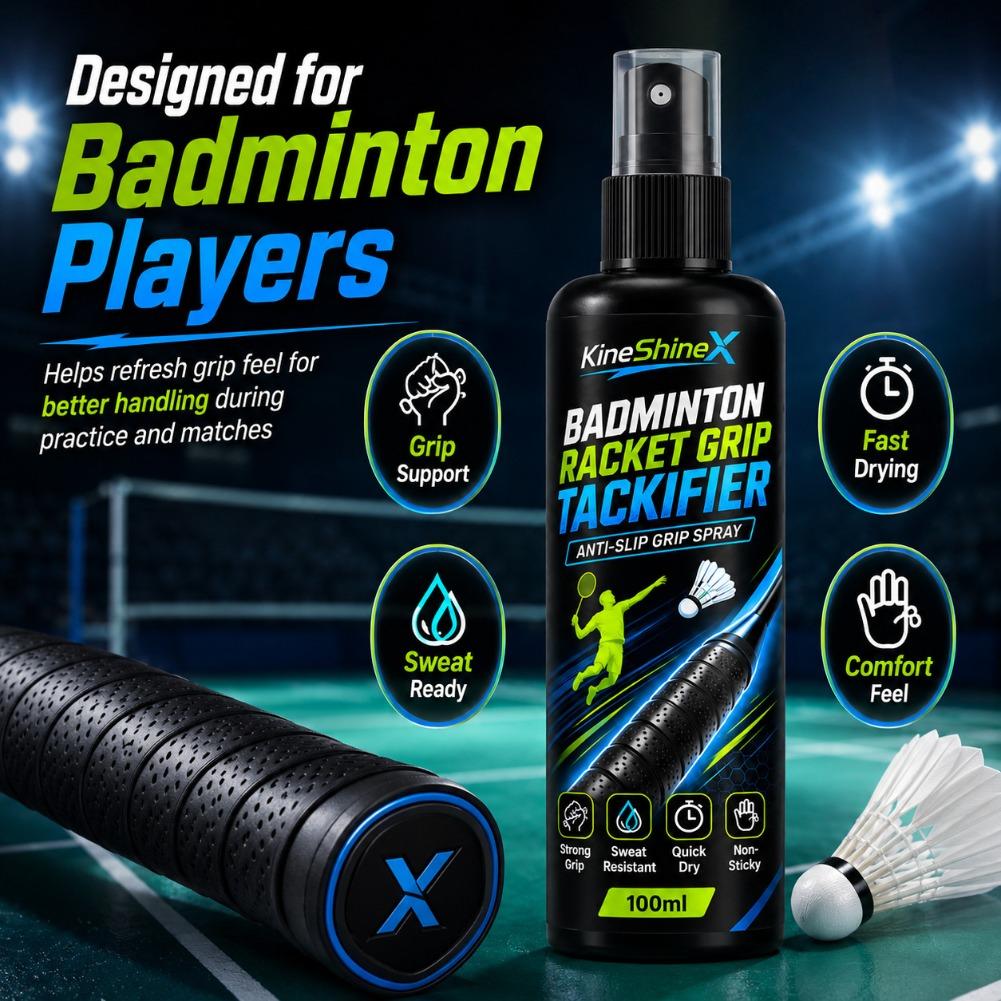 بخاخ مانع للانزلاق لمقابض مضار - مراجعة Badminton Grip وسعره